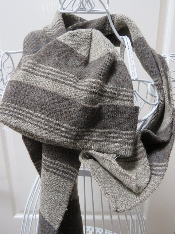 Mens Hat and Scarf, Ergee Hat Scarf, Made In Austr