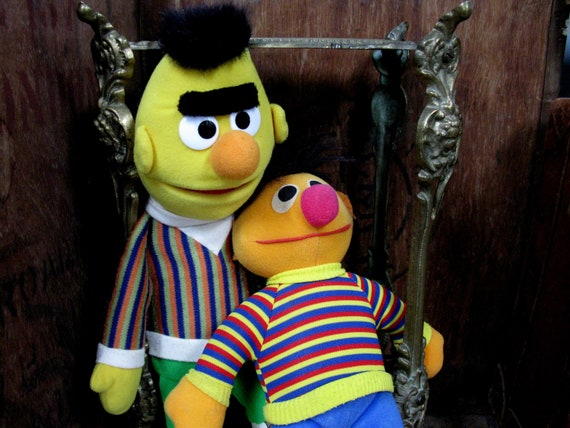 bert and ernie soft toys
