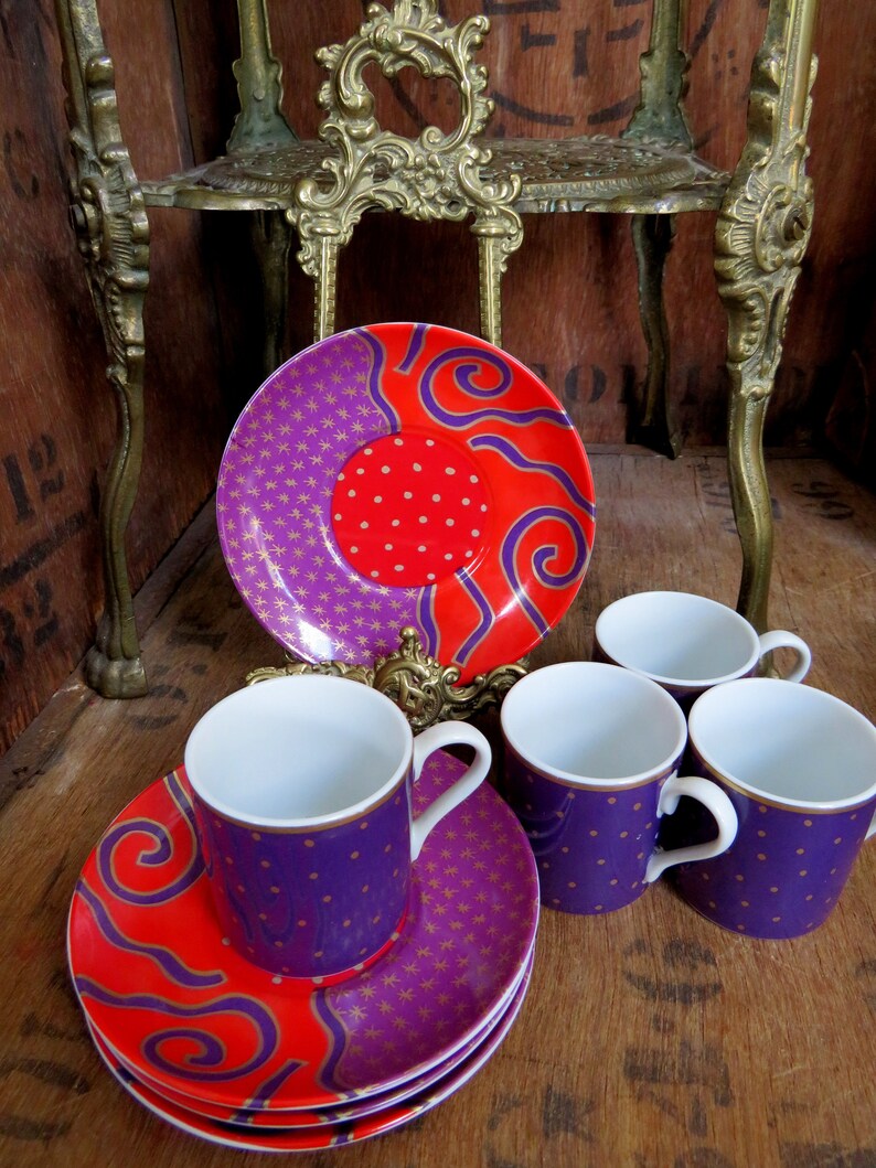 Habitat ETOILE Espresso Cup Set Terence Conran Coffee Cups Etsy UK