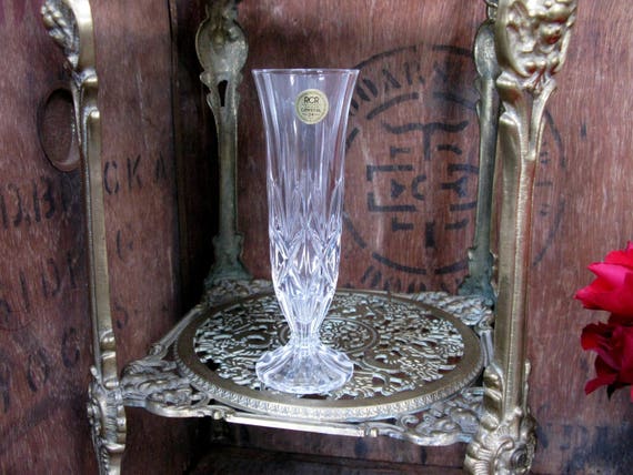 Royal Crystal Rock Vase Lead Crystal Rcr Crystal Crystal Etsy
