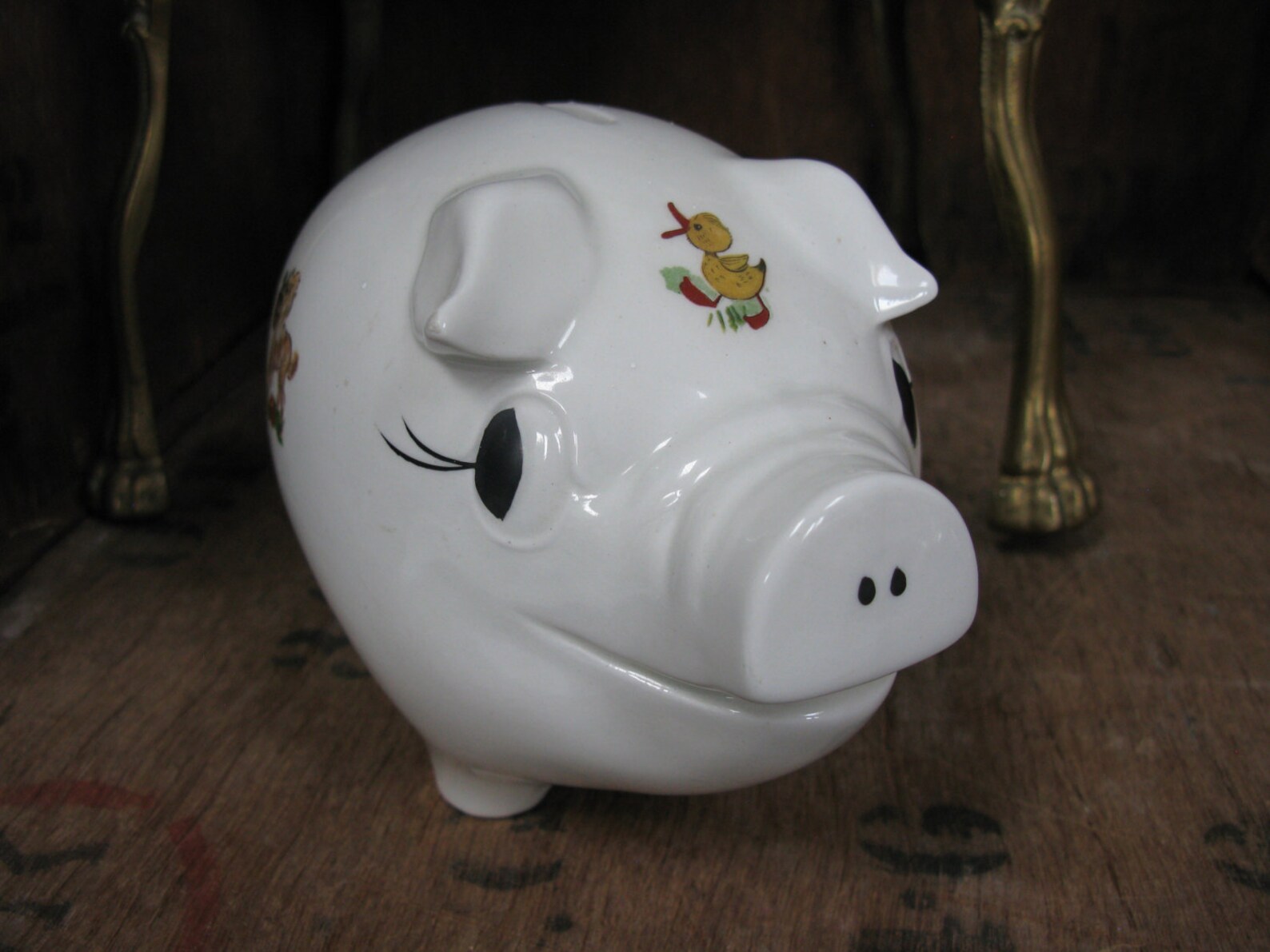 Piggy Bank Mid Century Vintage Money Box Vintage Piggy Etsy UK