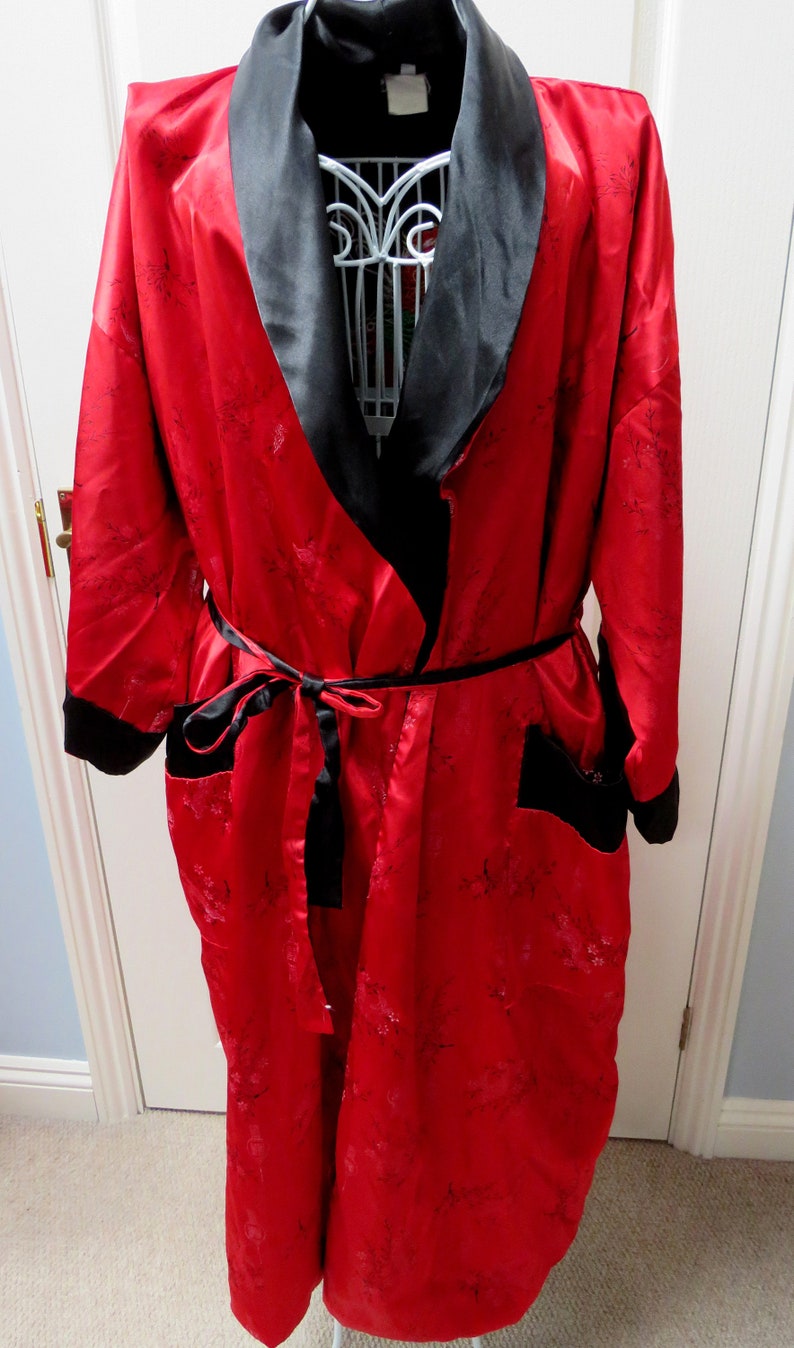 satin robe jacket