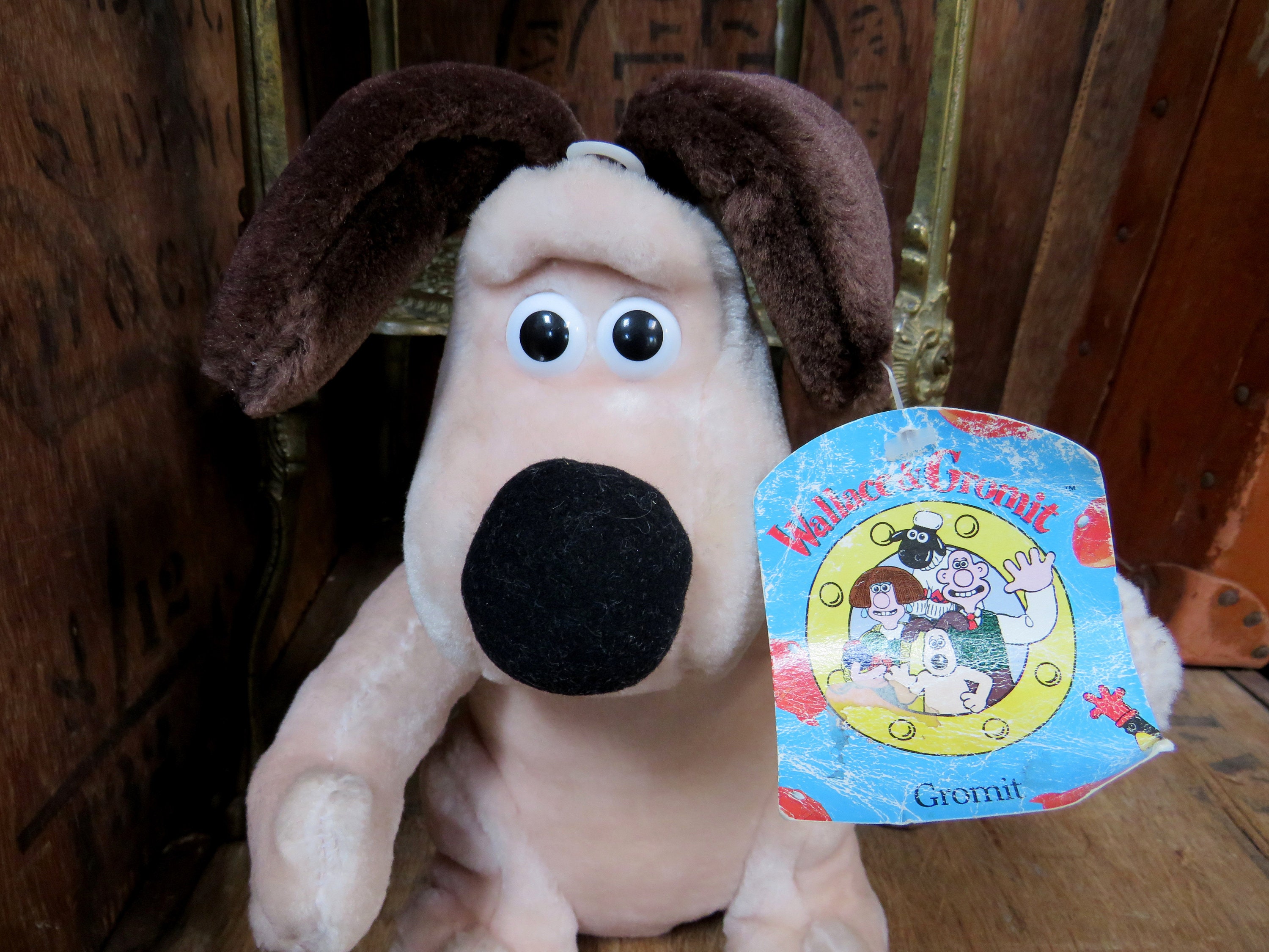 Gromit Soft Toy Gromit Plush Toy Wallace And Gromit Gromit Etsy