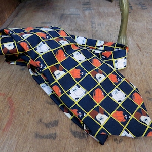 Wallace And Gromit Tie, 1990s Tie, Cartoon Tie, Gromit Gift, Picture Tie, Vintage Tie, Vintage Necktie, Novelty Tie, Marks Spencer Tie,