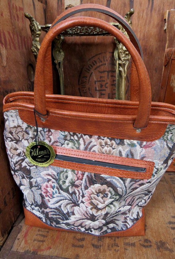 Tapestry Handbag, Carpet Bag, Hilmar Manchester, … - image 1