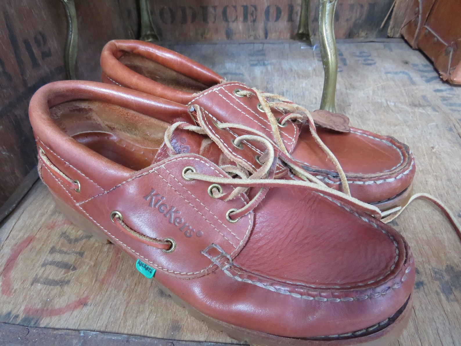 Vintage Kickers Shoes Kickers Shoes Kickers Boat Shoes - Etsy