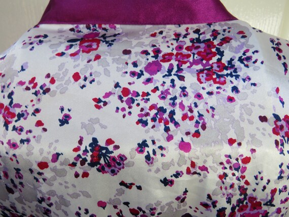 Satin Robe, Pink Floral Robe, Chemise Robe, Dress… - image 3