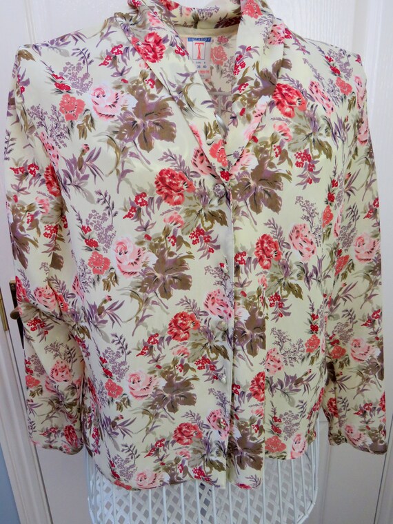 Vintage Blouse Topshop Blouse Floral 