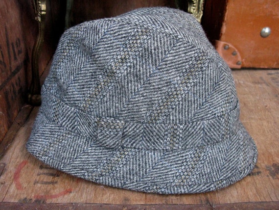 Grey Wool Trilby, Mens Trilby Hat, Trilby Hat, Vin