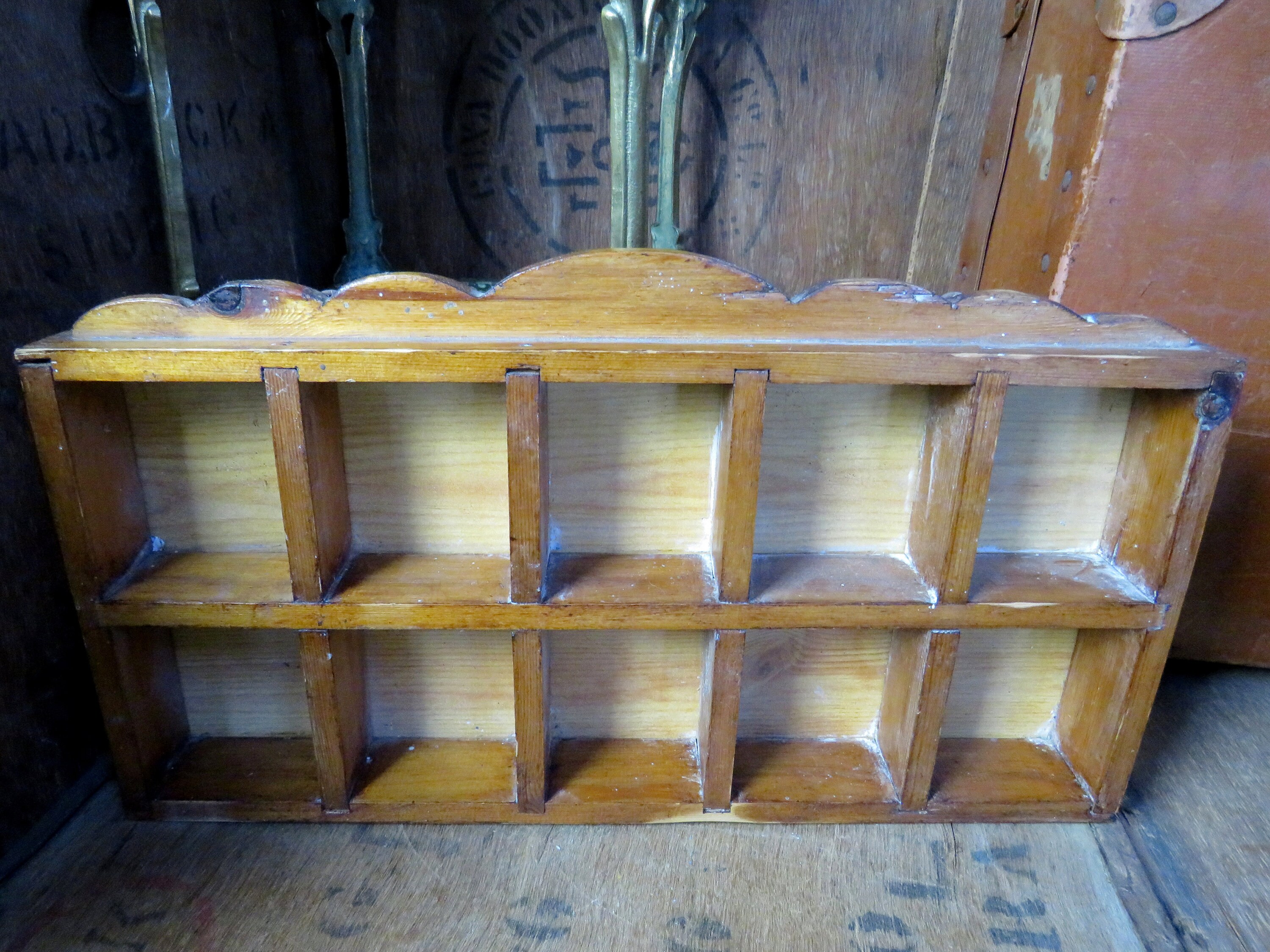 Knick Knack Shelf Vintage Storage Display Case Vintage Etsy
