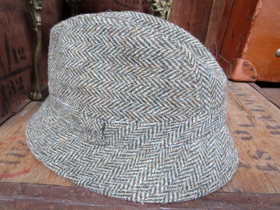 Harris Tweed Trilby, Vintage Trilby Hat, Made In S