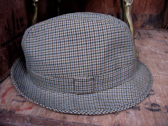 Dunn & Co Trilby, Checked Trilby, Mens Trilby Hat,