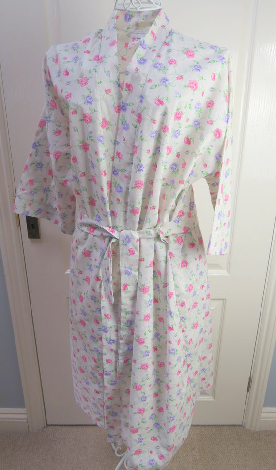 Vintage Dressing Gown, Made In England, Ladies Ni… - image 3