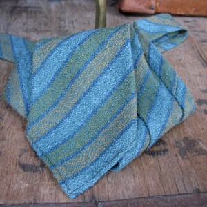 Munrospun Tie, Striped Wool Tie, Scottish Tie, Scottish Necktie, Wool Necktie, Vintage Tie, Pure Wool Tie, Striped Tie, Made In Scotland,