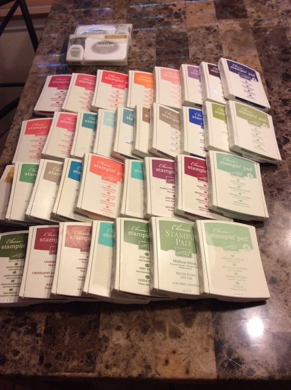 Stampin Up Ink Pads 34 2 StazOn Opaque Sets Etsy