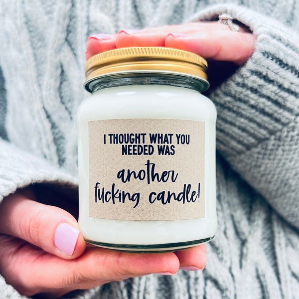 Funny Gift, candle addict, candle lover, gift for a friend, funny candle