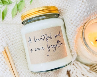 Memorial sympathy Scented Soy Candle