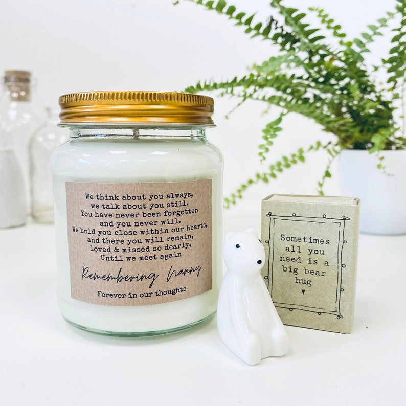 Personalised Bereavement Remembrance Gift Set Etsy UK