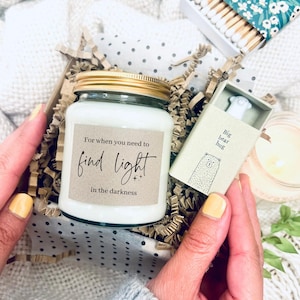 Scented Soy Candle Gift Set: Porcelain Keepsake, Sympathy Gift