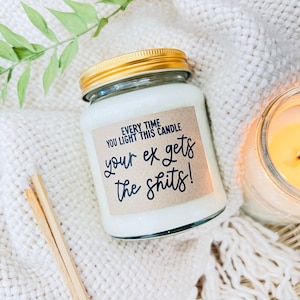 Funny Divorce Breakup Gift, Scented Soy Candle