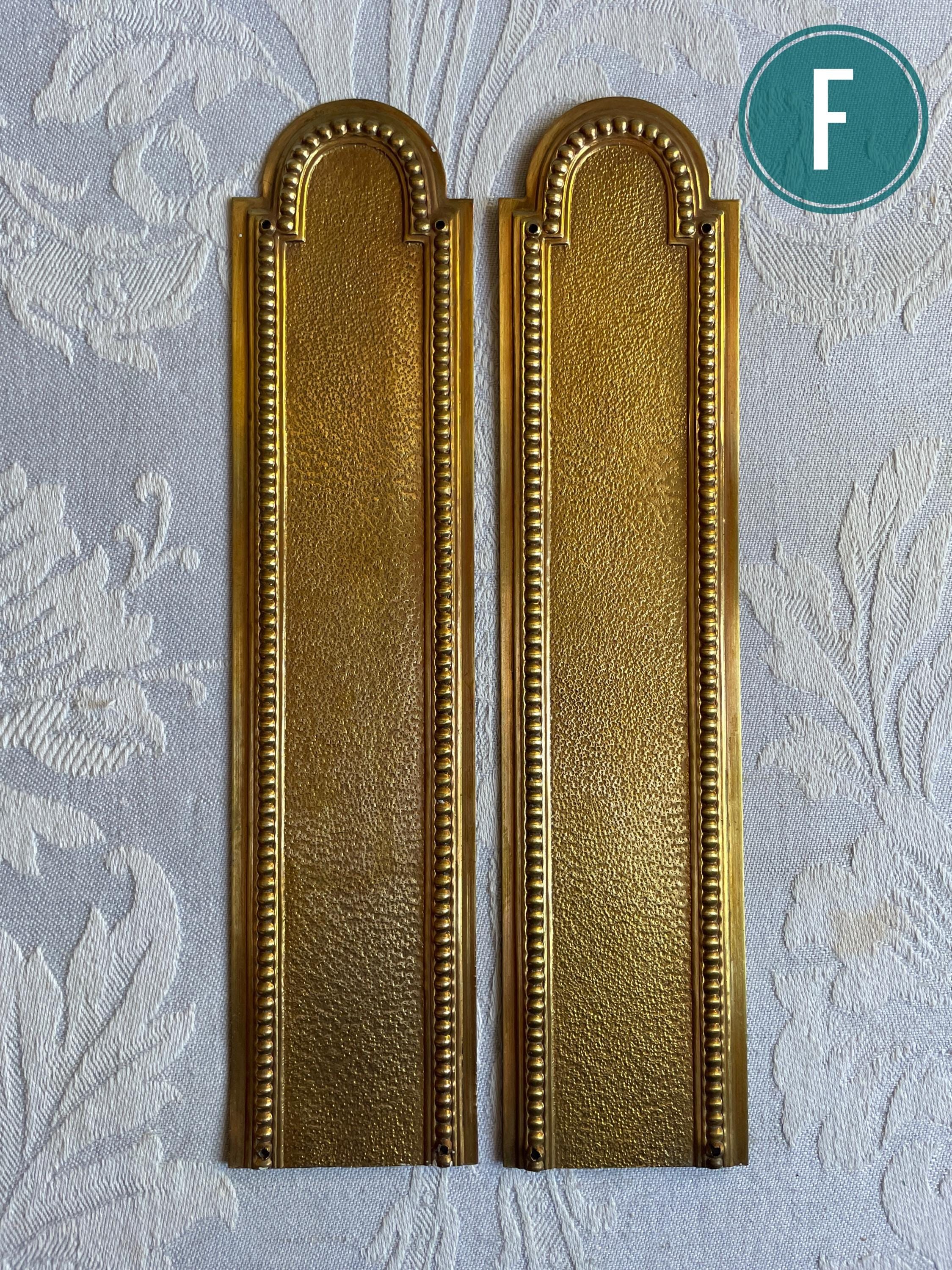 FUXXER® - 100 ganci per quadri in ottone, per cornici, specchi, bacheca, triangolo, ganci con occhiello, 19 x 12 mm, set da 100 pezzi