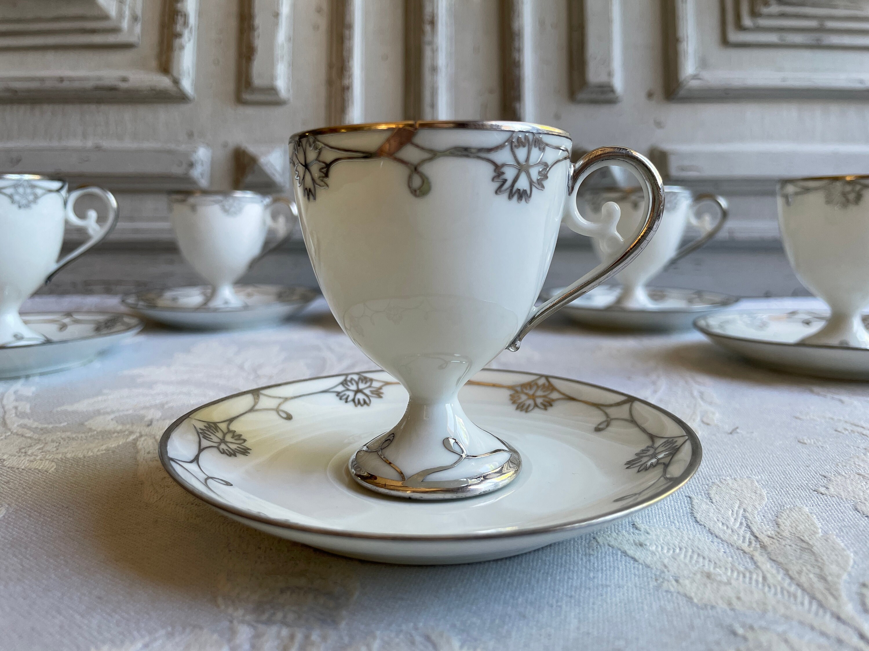 6 Français Tasses À