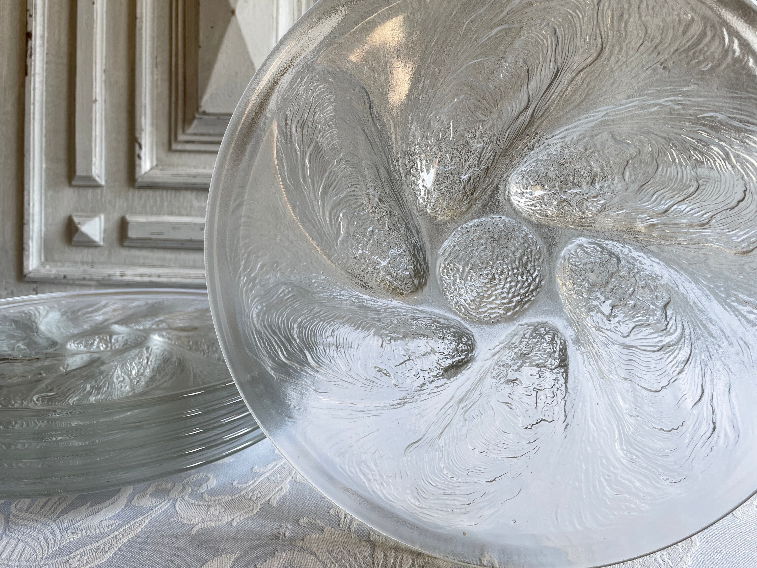 Platters Kitchen & Dining Vintage Arcoroc France Oyster Serving Platter