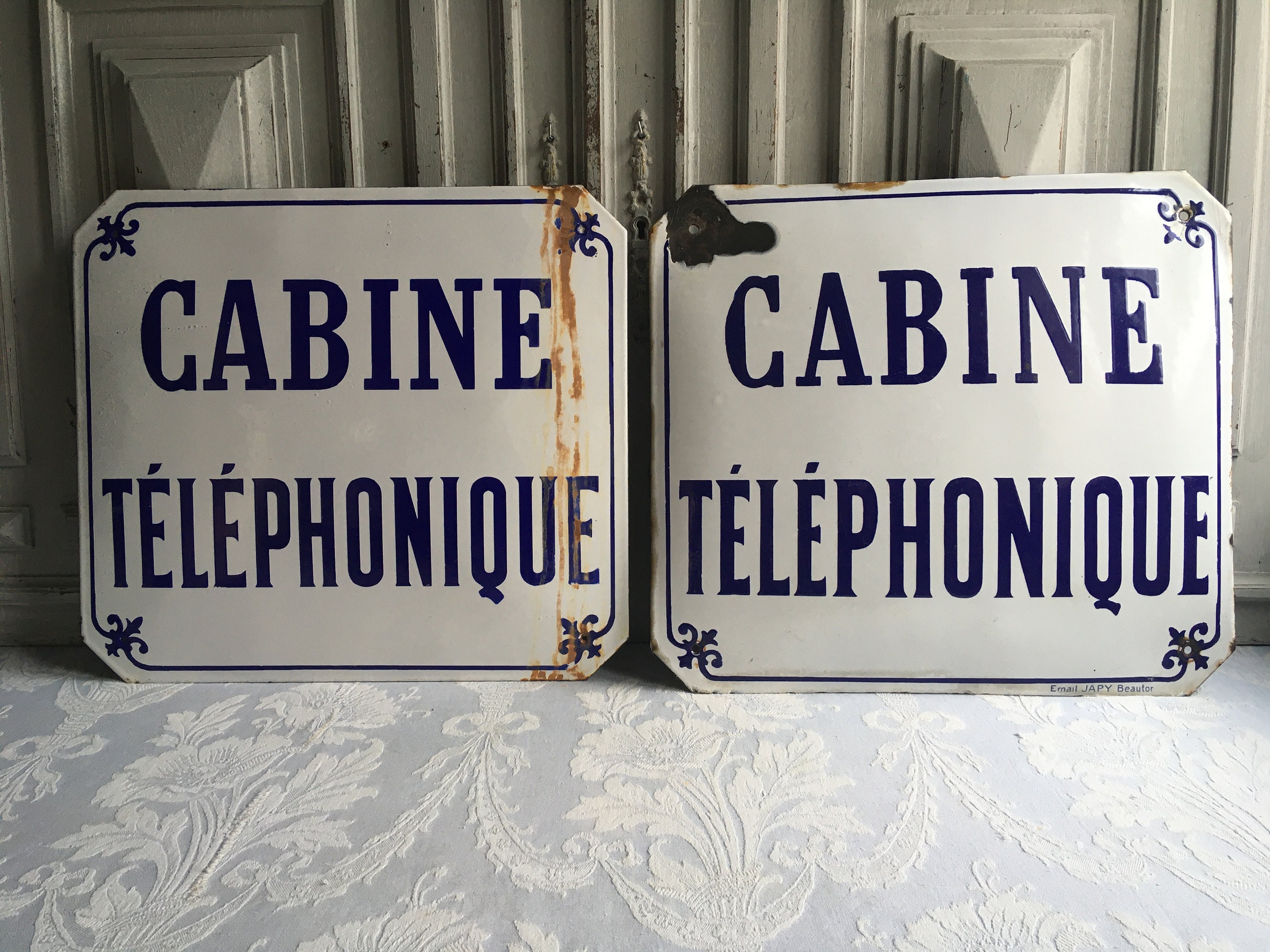 Antique Français Enseigne