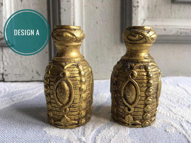 Antique brass blind pulls cord tassels light weights Pair Etsy