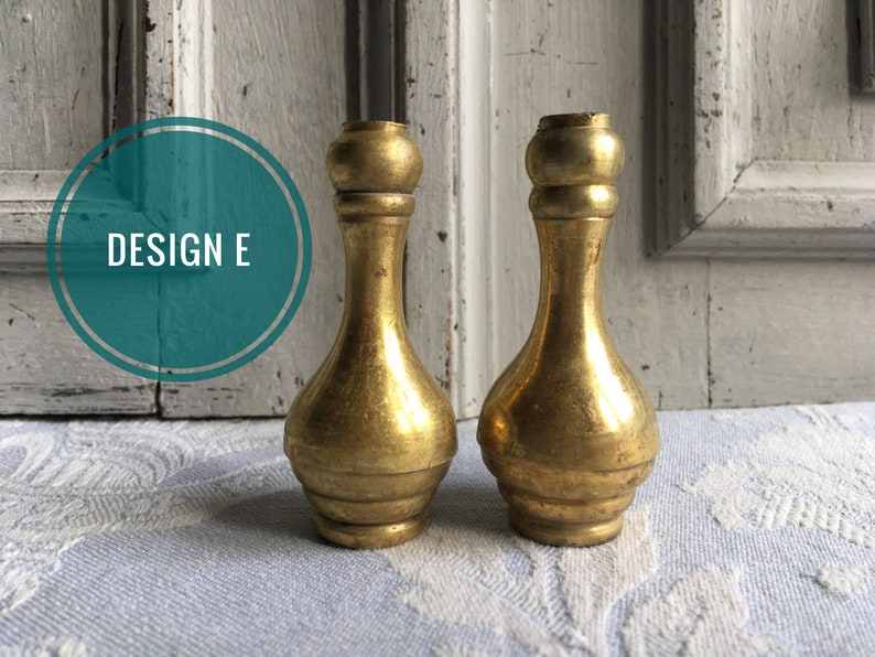 Antique brass blind pulls cord tassels light weights Pair Etsy