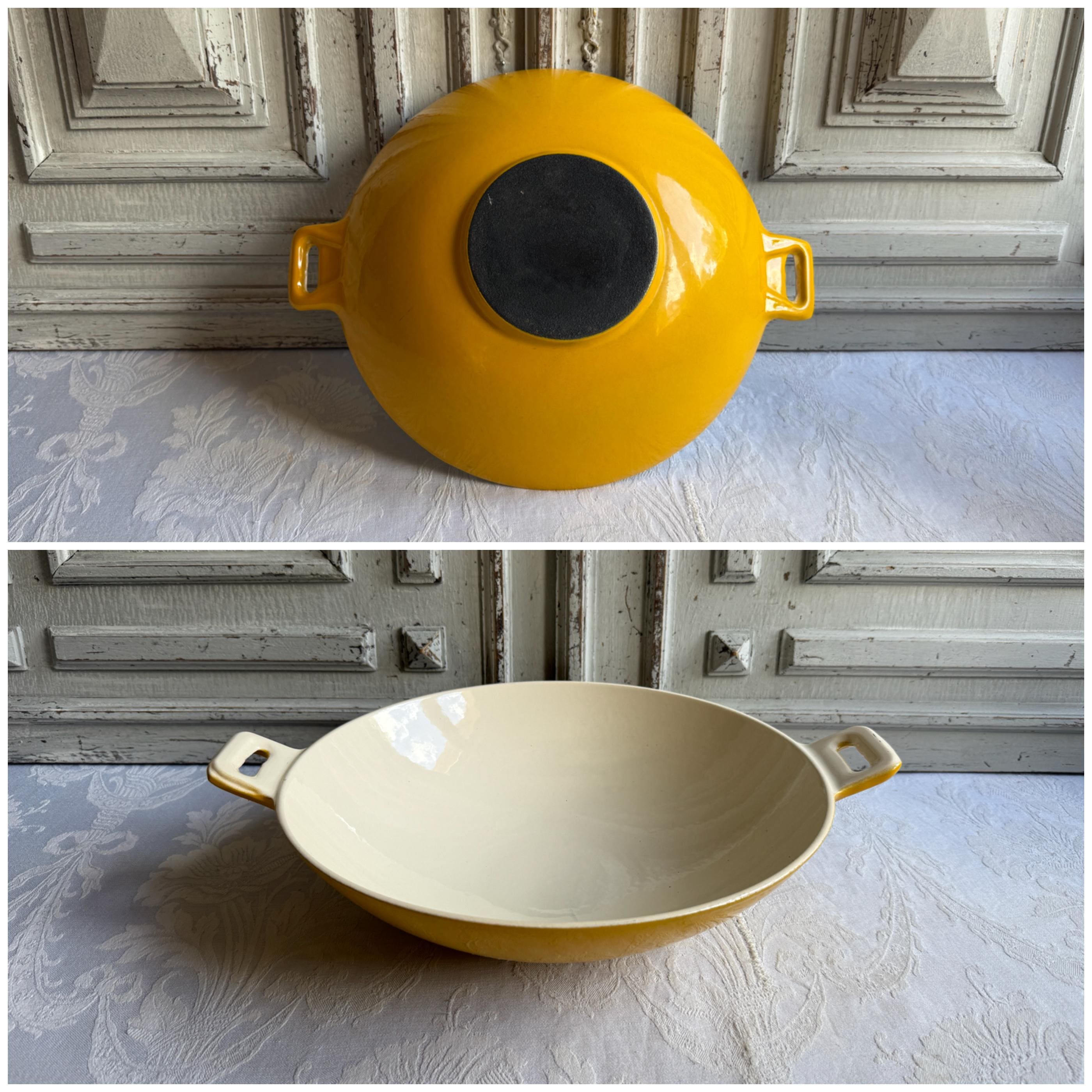 Vintage Yellow Le Creuset - Etsy