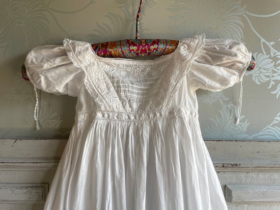 Antique French Baptism dress/ gown, Heirloom STUN… - image 2