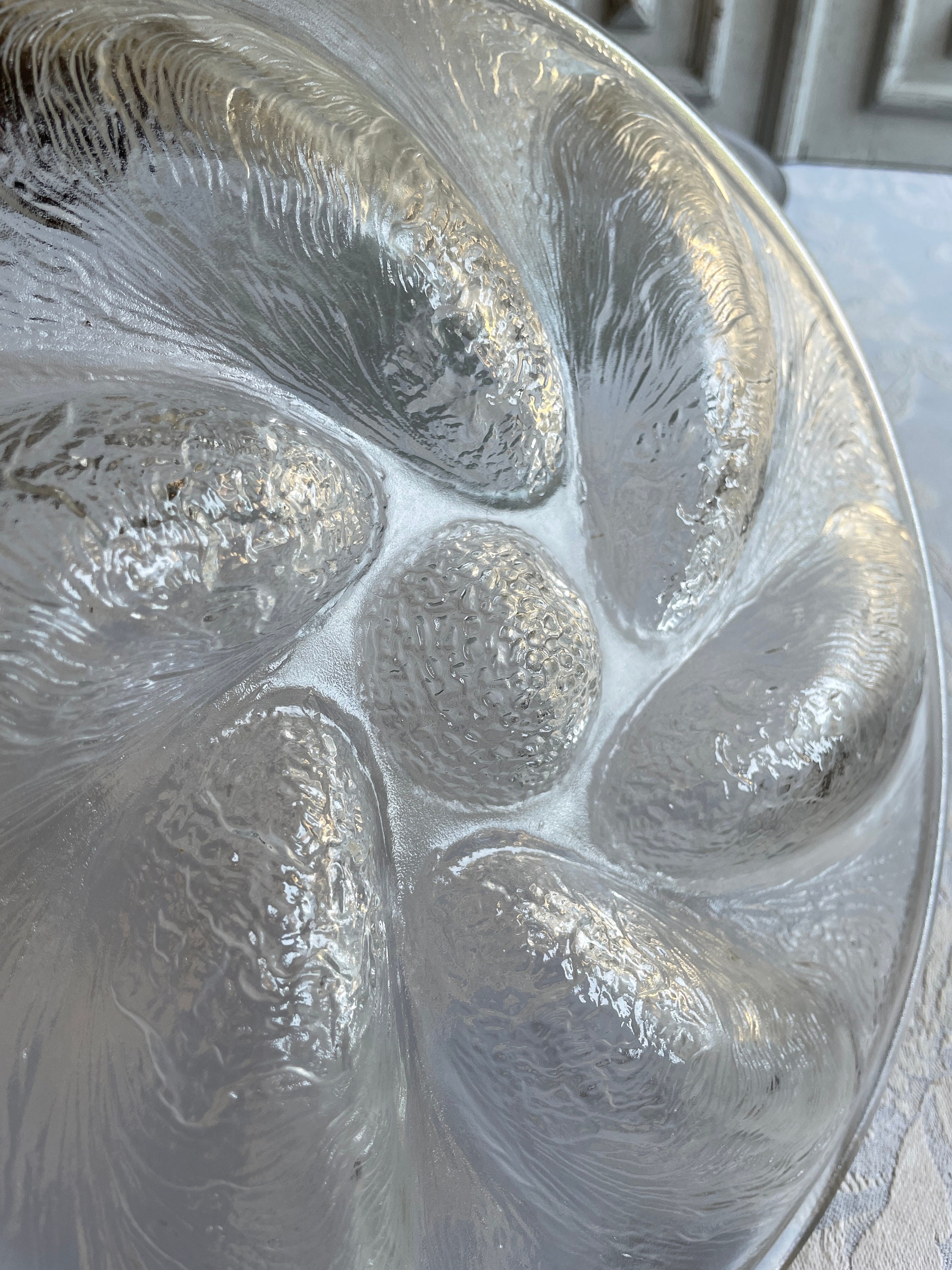 Platters Kitchen & Dining Vintage Arcoroc France Oyster Serving Platter