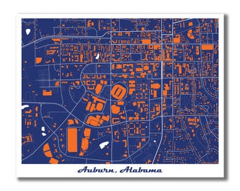 Custom College Map Print, Personalized Campus Map Art, College graduation gift, Alumni gift idea, Dorm Decor, Custom City Map!