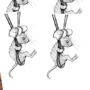 Postkarten 5 Stück: Kleine Maus Bild 1