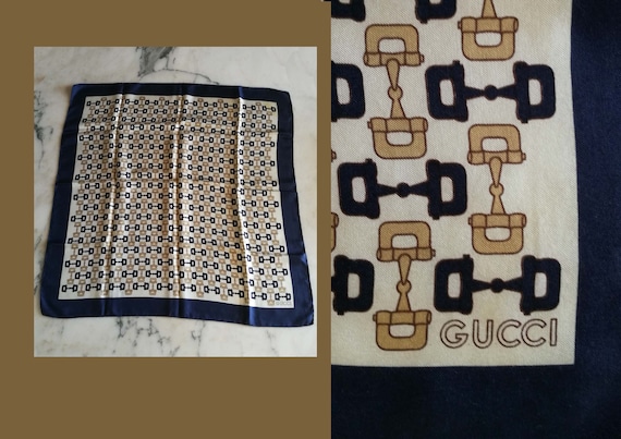 Scarf by Gucci. Gucci 60's scarf. Vintage silk sca