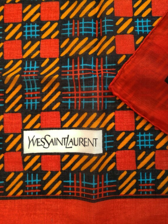 Hanky by Yves Saint Laurent. Cotton hanky. YSL ne… - image 6