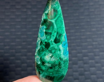 Chrysocolla Freeform Cabochon from the Inspiration Mine in Arizona 30x34x4mm