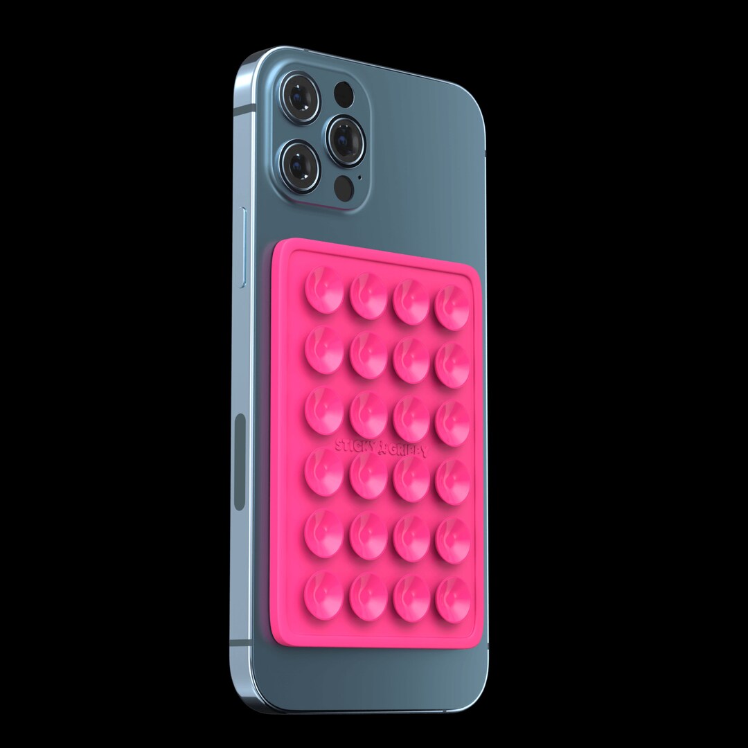  OCTOBUDDY Mini Silicone Suction Phone Case Adhesive Mount  Compatible