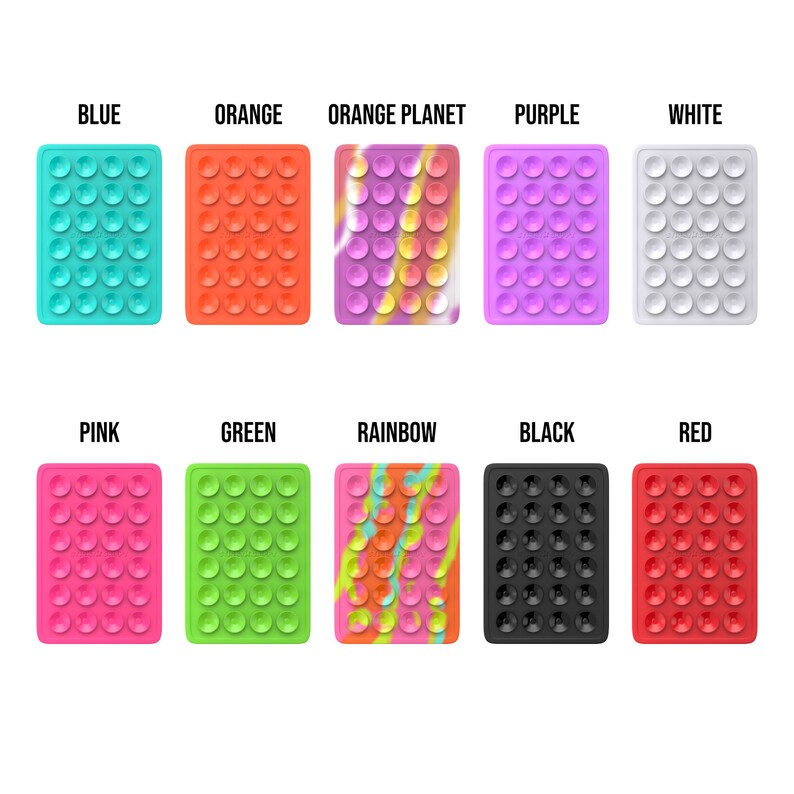 Stickygrippy Suction Phone Case Mount, Silicon Adhesive Phone Accessory