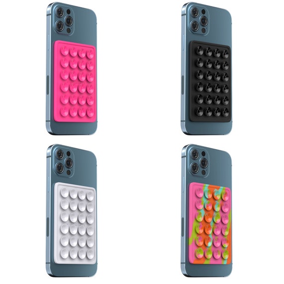 StickyGrippy Saug-Handy-Halterung, Silikon-Klebe-Telefon-Zubehör für iPhone  und Android, Freisprech-Dusche-Handy-Halter, Tiktok Videos - .de