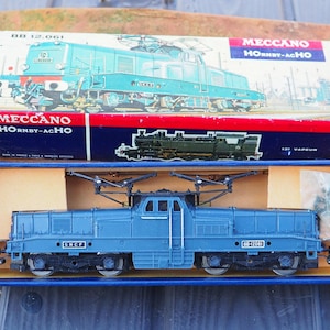 Vintage Hornby Meccano SNCF BB 12061 Locomotive HO Scale in Original Box
