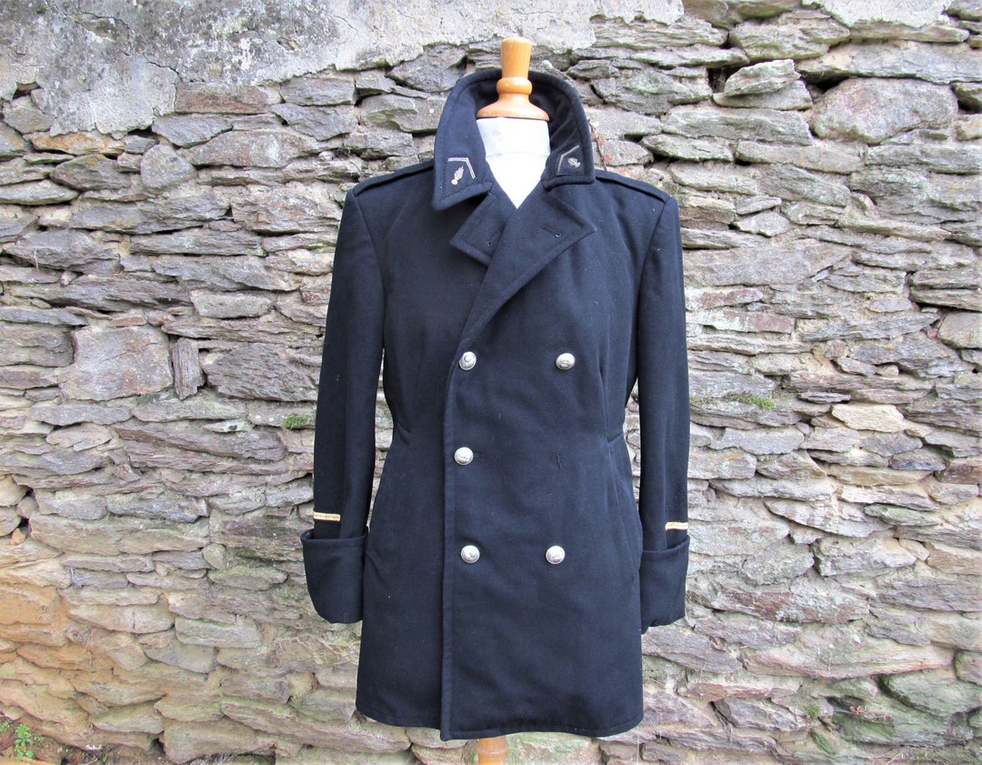 1980s French Police Rubber Coat フランス警察