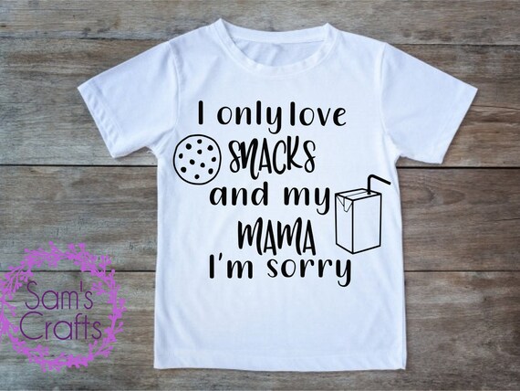 Love Snacks And My Mama Toddler Svg Instant Download Iove Etsy
