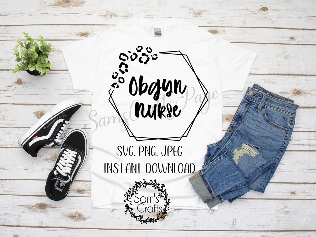 OBGYN Nurse SVG PNG Instant Download - Etsy