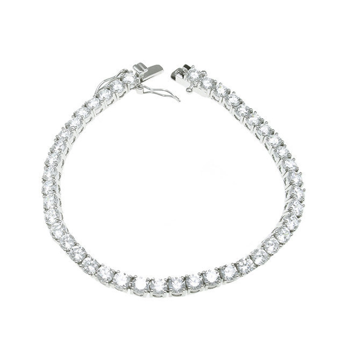 Lost and Found Jewelers Silver Tennis Chain Bracelet