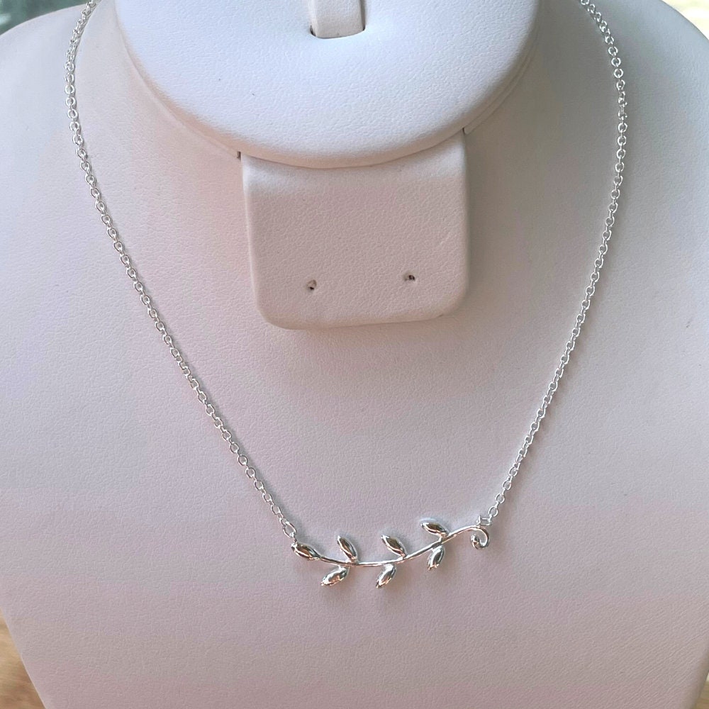 Tiffany olive branch sale necklace