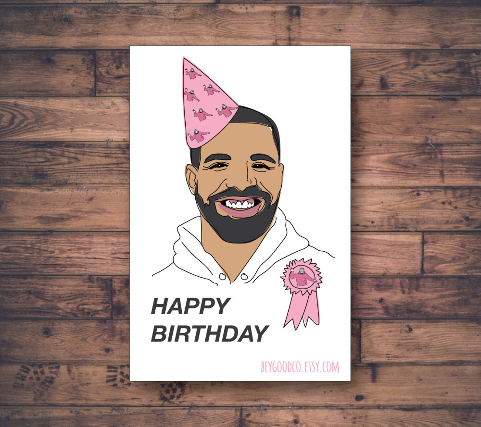 Drake Birthday Card Happy Birthday Funny Drake Birthday | Etsy