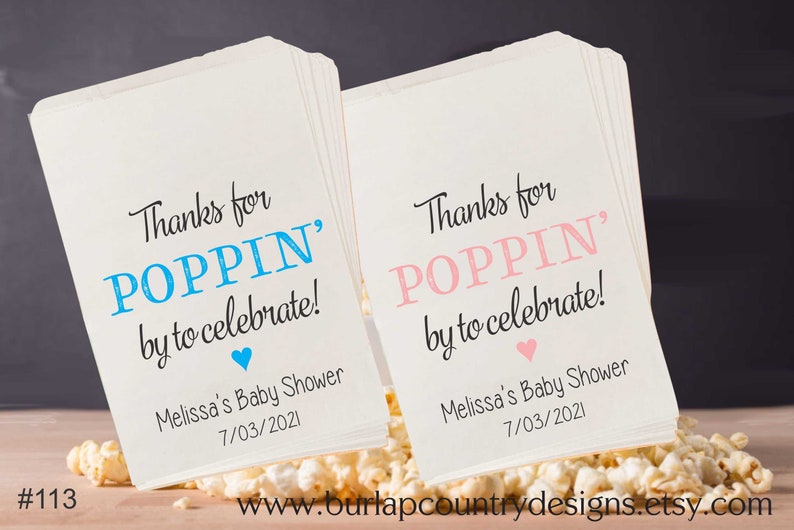He Popped the Question Popcorn Bags Wedding Favor Bag Etsy
