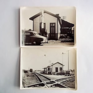 Vintage Railroad Yard Office Photographs Old Cars Railroad Tracks